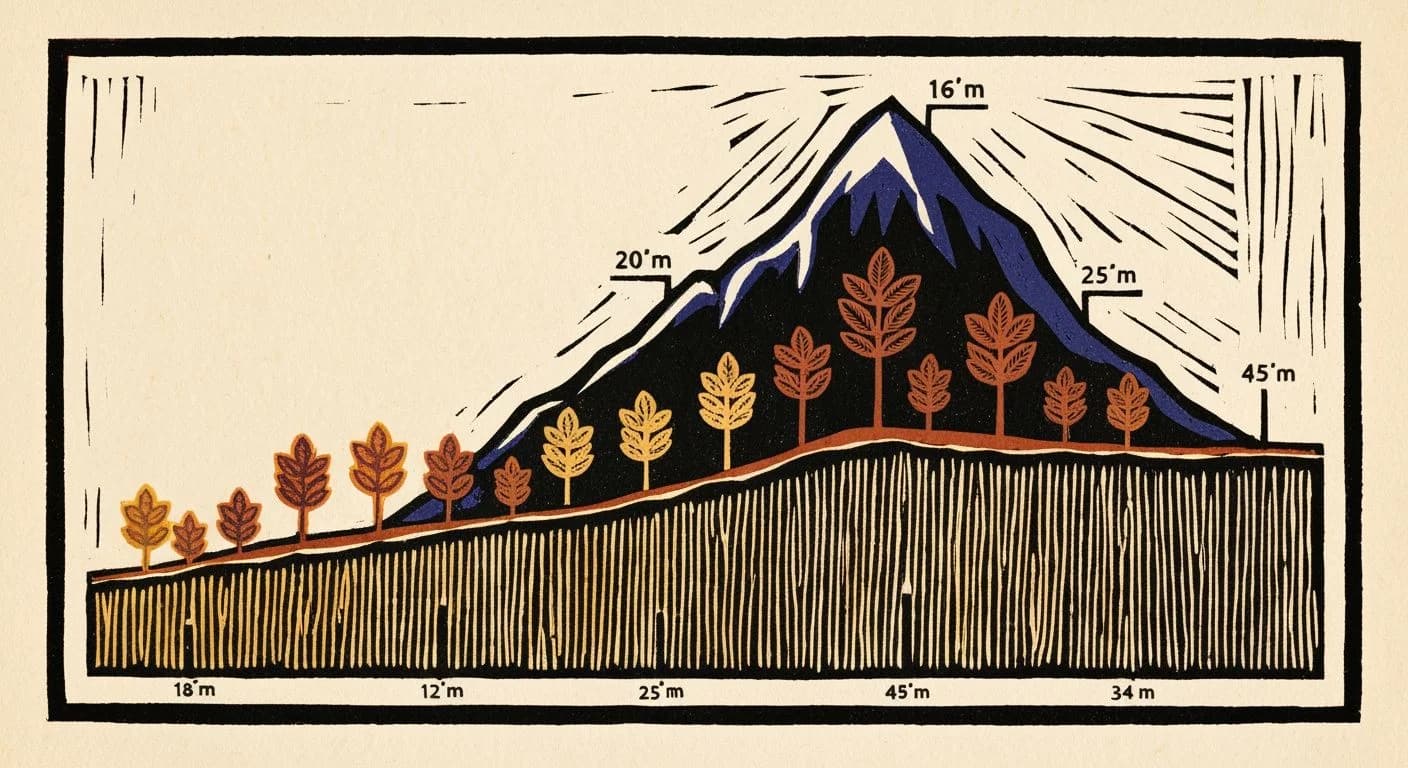 Illustration of Altitude in coffee