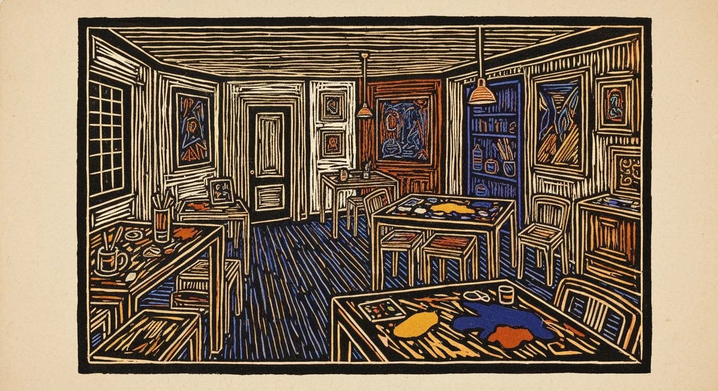 Illustration of Artistic in coffee