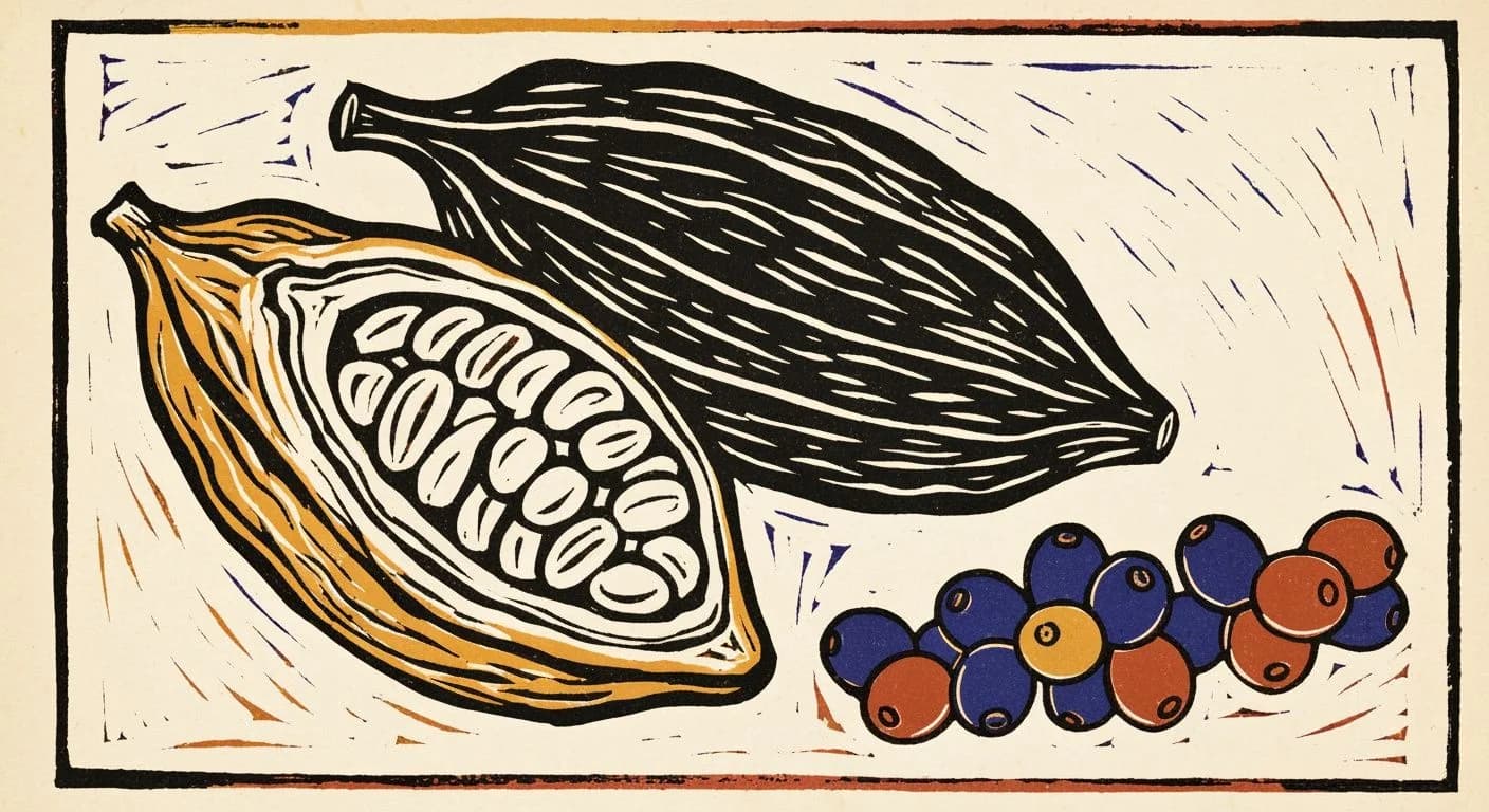 Illustration of Chocolatey in coffee