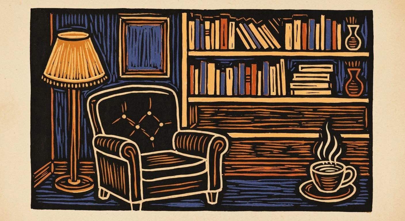 Illustration of Cozy in coffee