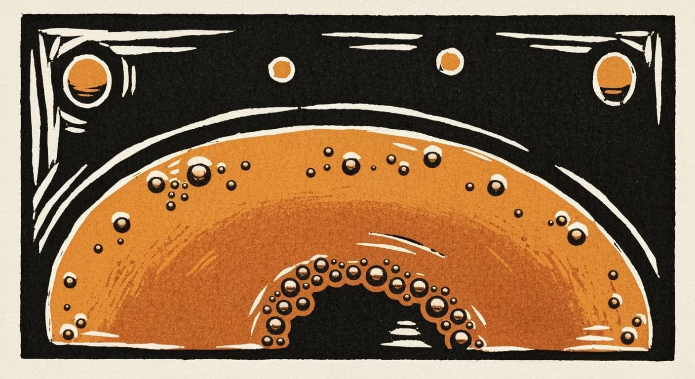 Illustration of Crema in coffee