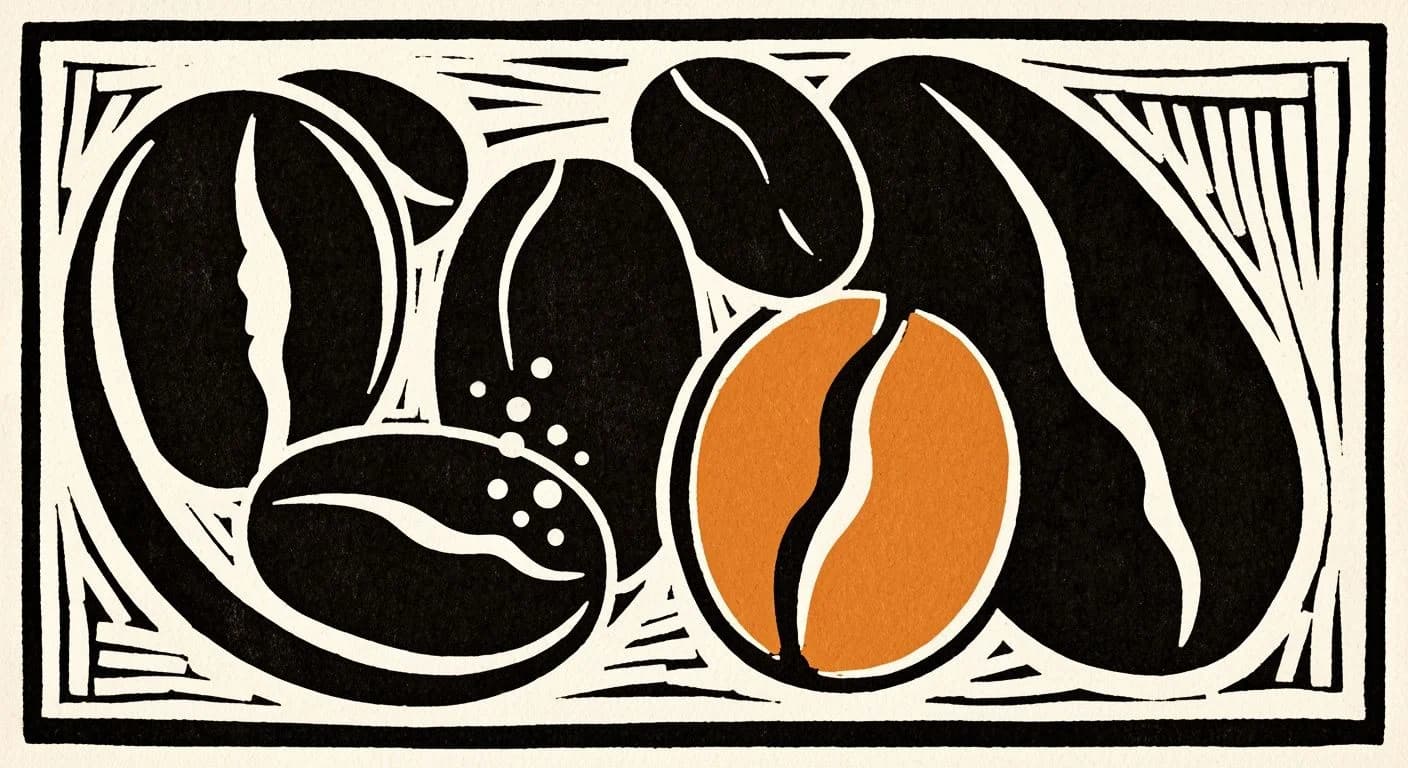 Illustration of Decaffeination in coffee