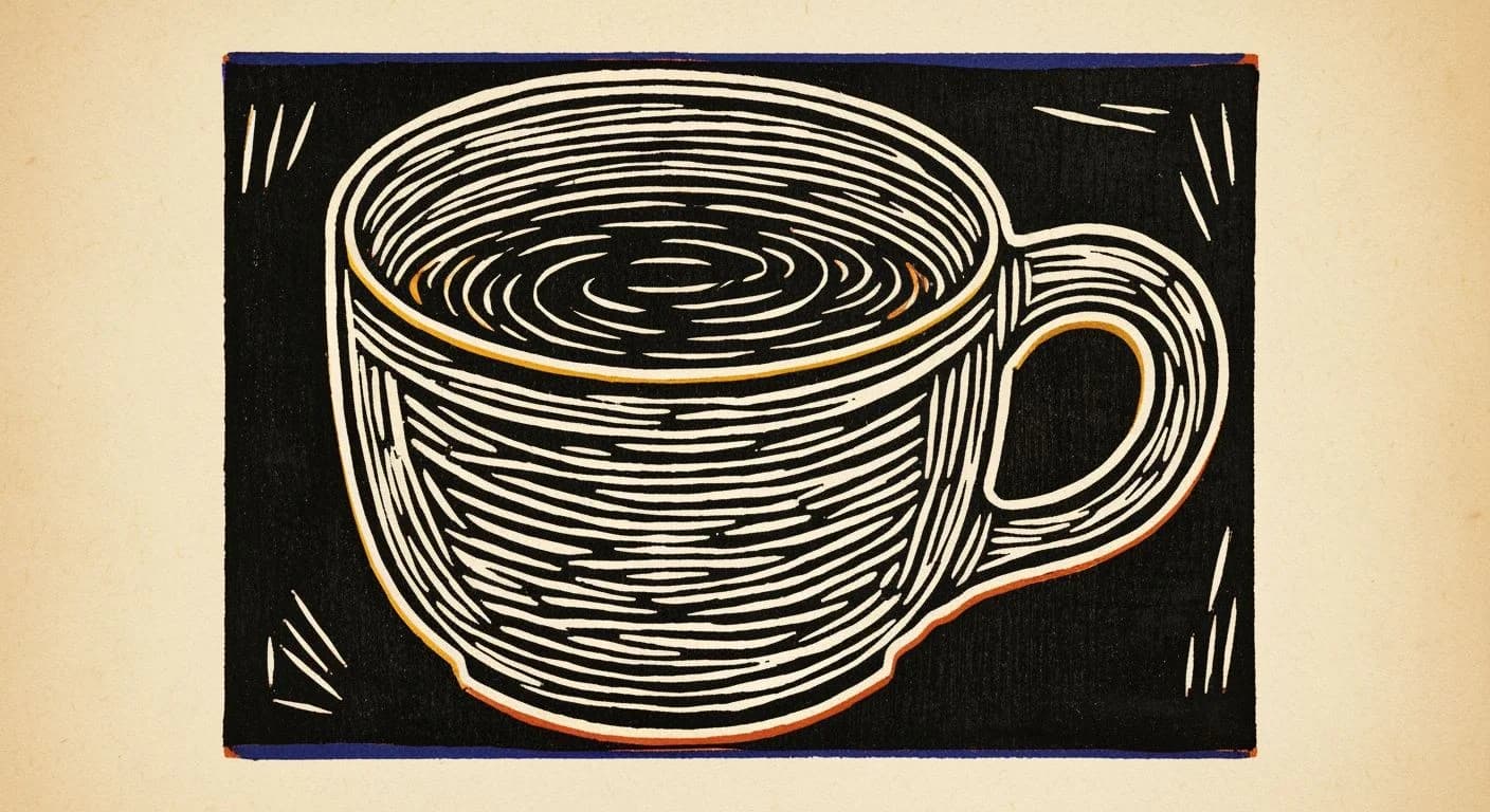 Illustration of Full Body in coffee