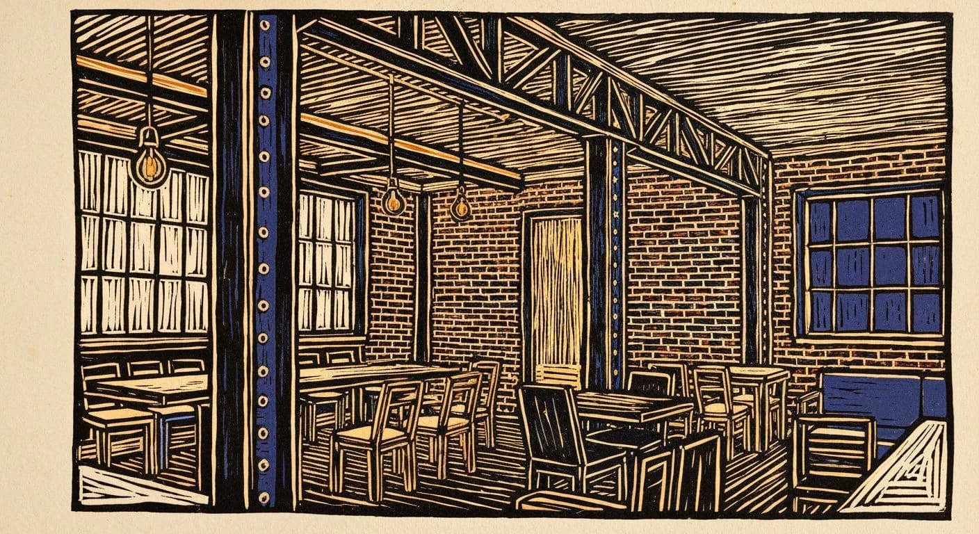 Illustration of Industrial in coffee