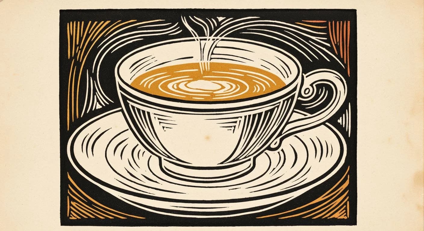 Illustration of Light Body in coffee