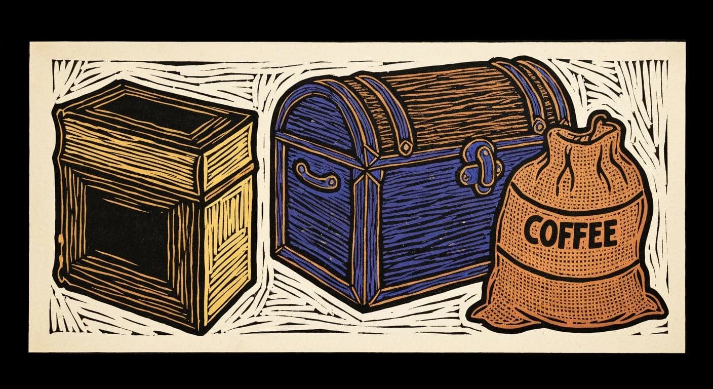 Illustration of Musty in coffee