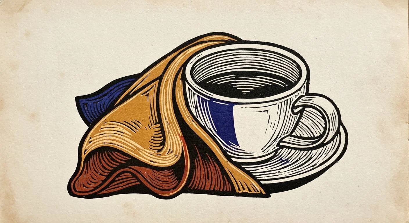 Illustration of Smooth in coffee
