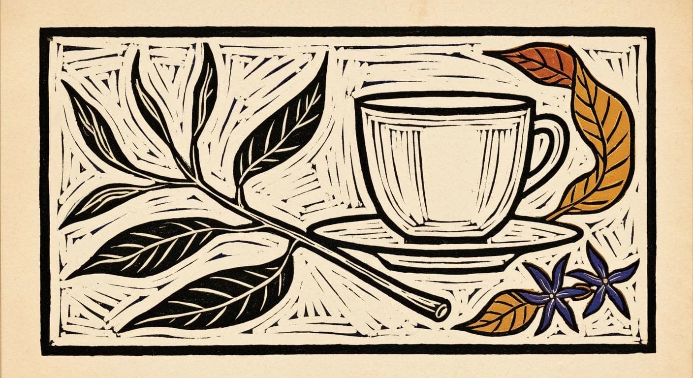 Illustration of Tea-Like in coffee
