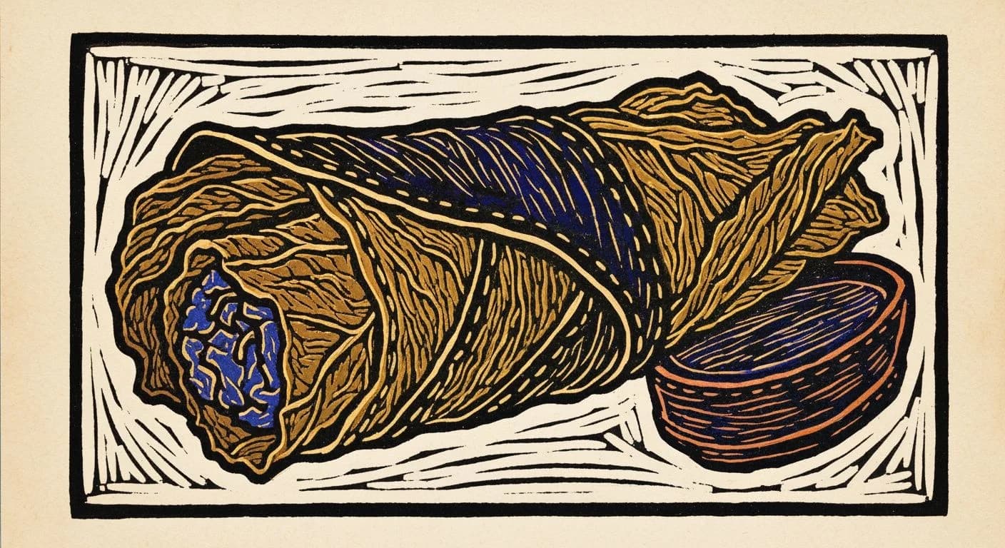 Illustration of Tobacco in coffee