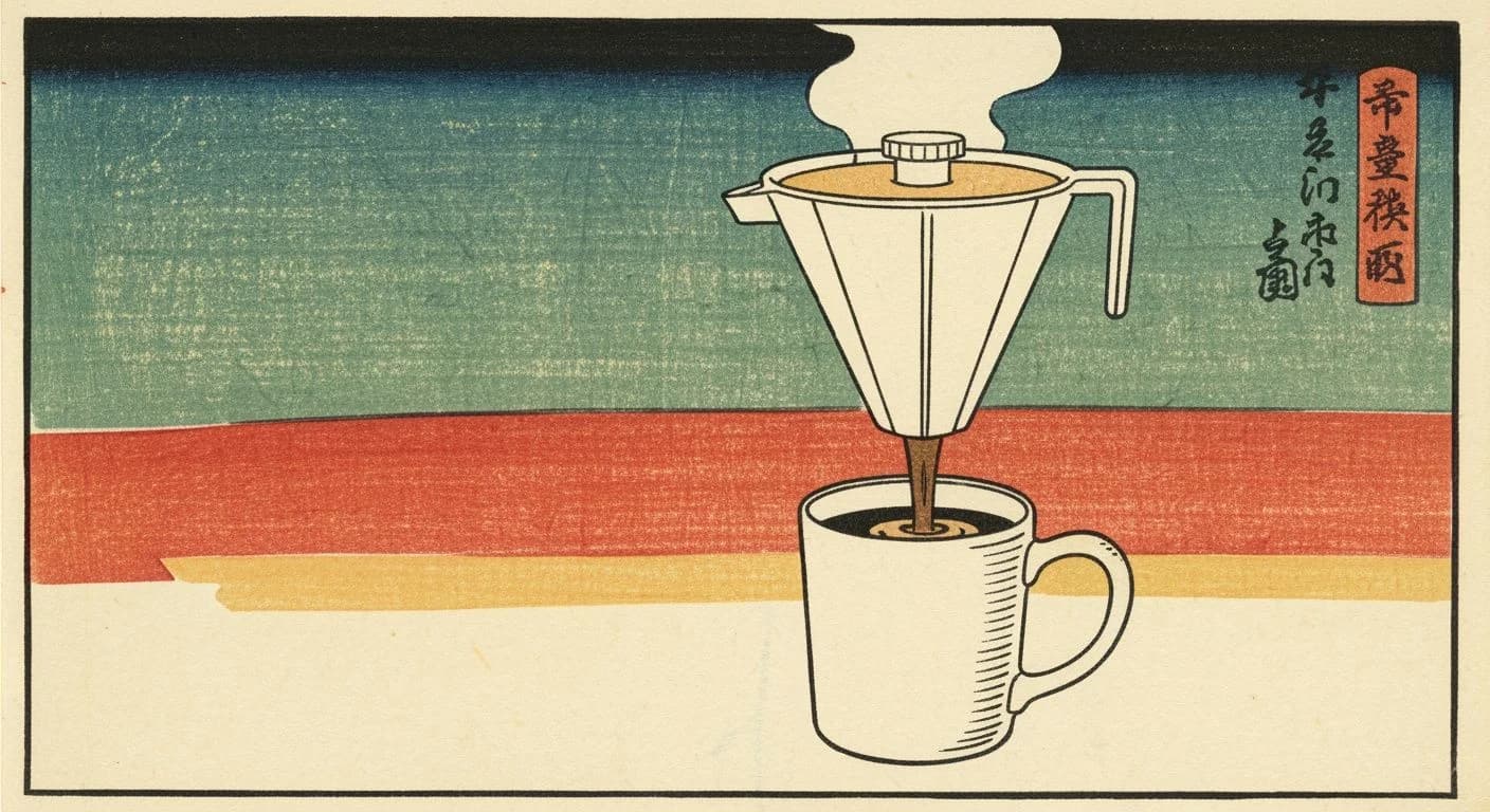 Clever Dripper brewing method illustration