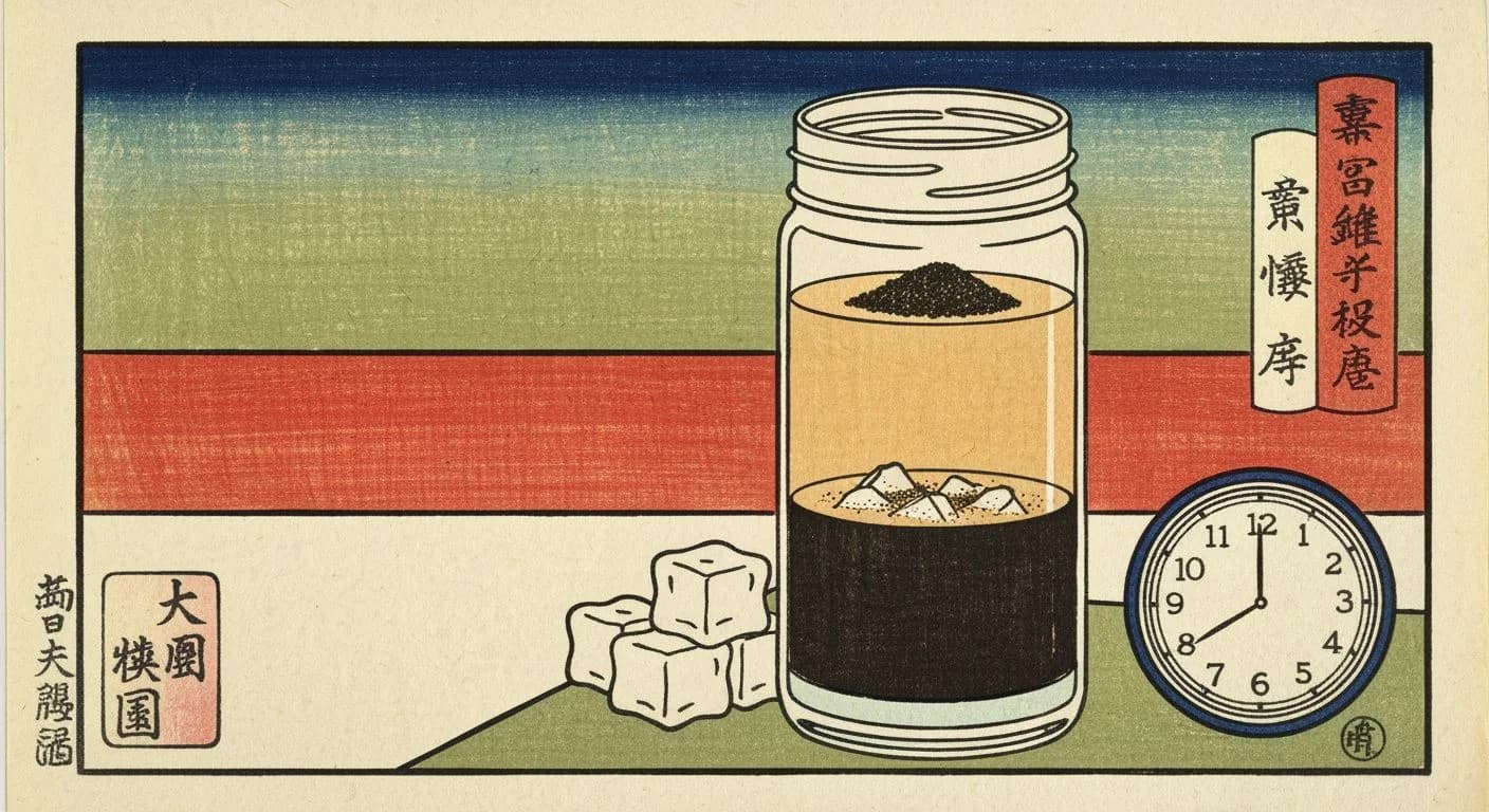 Cold Brew brewing method illustration